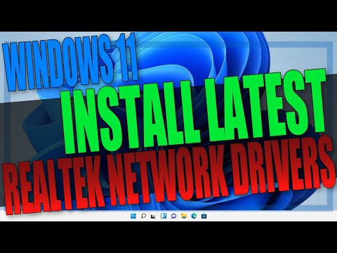 Installing Realtek LAN Driver for Network Connectivity