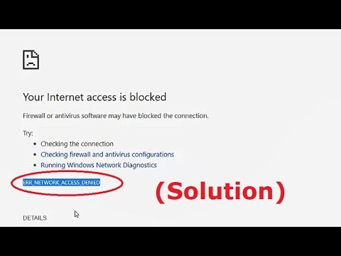 Resolving Internet Access Blocked in Chrome for Web Browsing