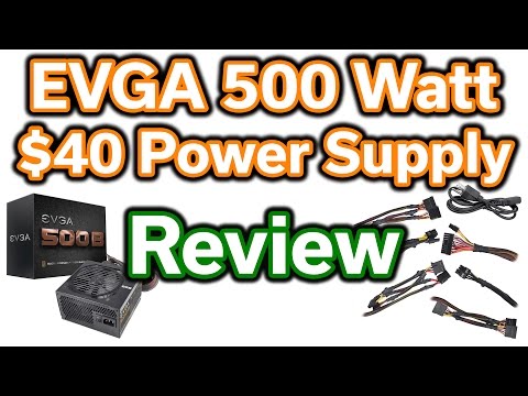 Specifications of EVGA 500 BR Power Supply Unit