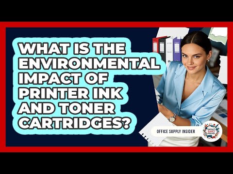 The Environmental Impact of Printer Ink: What to Know