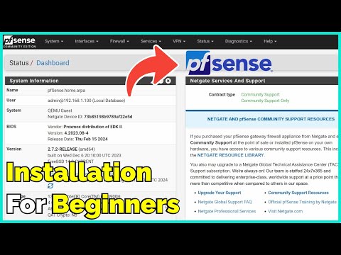 Installing pfSense with ISO for Network Management Solutions