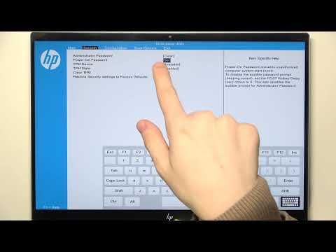 Configuring Power On Password on HP Devices for Security