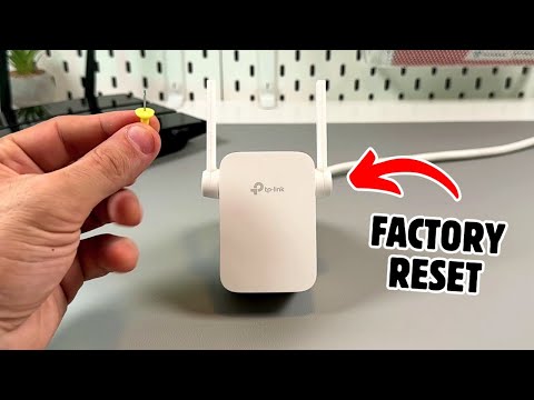 Resetting TP Link RE205 WiFi Repeater to Factory Settings