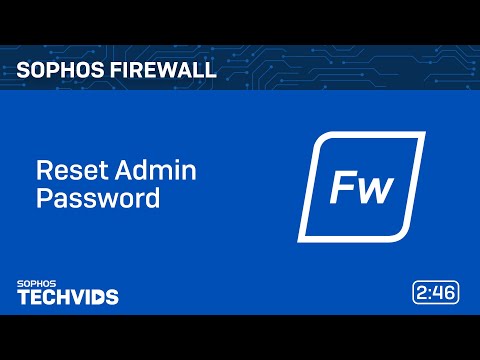Finding Default Password for Sophos Firewall Access Solutions