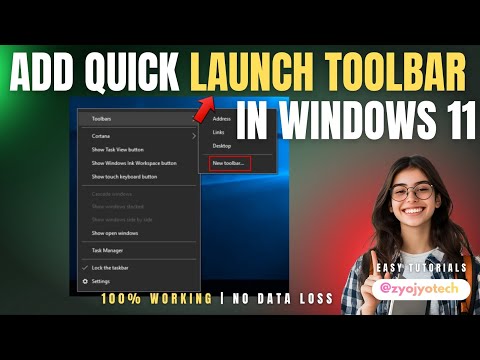 Setting Up Quick Launch for Faster Access in Windows 11