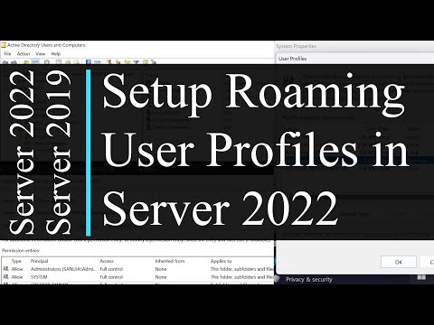 Configuring Roaming Profiles for User Management in Windows