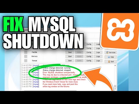 Fix MySQL Shutdown Unexpectedly Issue in XAMPP Environment