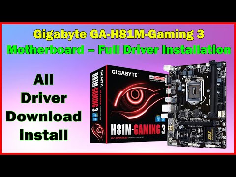 H81 Motherboard Drivers Installation Guide