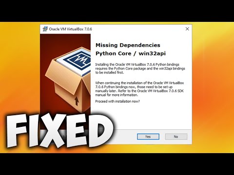 Installing Python Core Package for VirtualBox Environment