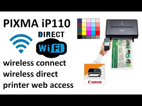 Setting Up Canon IP110 Printer with WiFi Connection