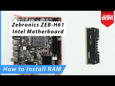 Zebronics H61 Motherboard Supported RAM Compatibility Guide