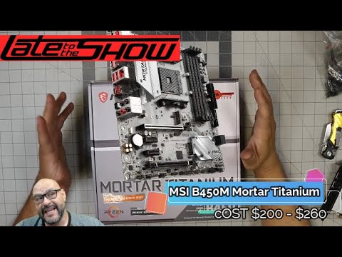 Installing and Configuring the B450M Mortar Titanium Motherboard