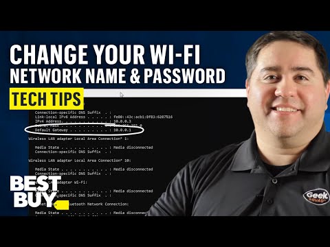 Changing Your Network Name and Password for Security
