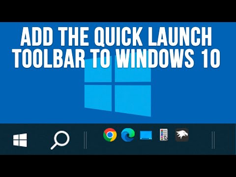Maximizing Productivity with the Quick Launch Bar in Windows