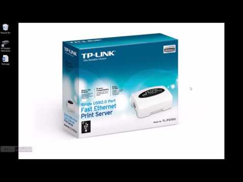 Setup TP Link PS110U Print Server for Wireless Printing