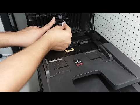 Resolving Document Feeder Jams on HP OfficeJet Pro 9010