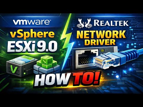 Installing Realtek NIC Drivers on ESXi 7 for Network Connectivity