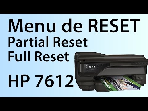 Resetting the HP OfficeJet 7612 Printer for New Setup