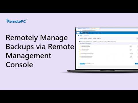 Access Your Remote PC with iDrive for Easy Management