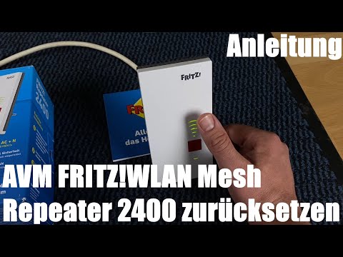 Reset Fritz Repeater 2400 for Improved Network Performance