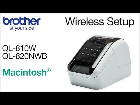 Connecting Brother QL 810W Printer to WiFi Network