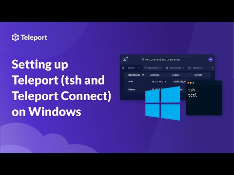Configuring Teleport RDP for Remote Desktop Access