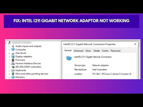 Resolve Intel I211 Gigabit Network Connection Issues Quickly