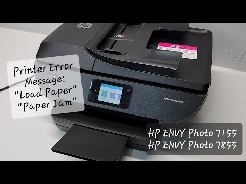 Fixing Paper Jam Issues on HP Envy Photo 7855 Printer