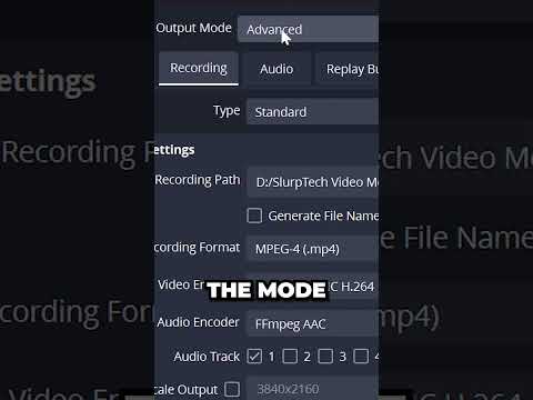 Optimizing OBS Record Settings for Best Video Quality
