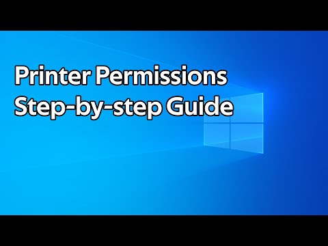 Setting Up Windows Print Server for Shared Access