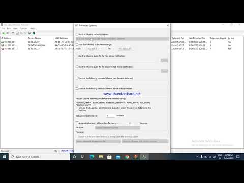 Configuring Wireless Network Watcher App for Network Management