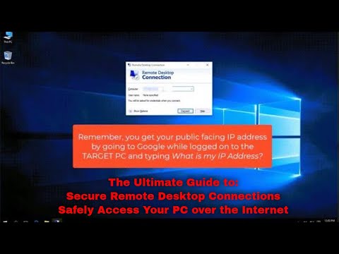 Securing Remote Desktop Protocol Connections