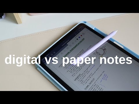 Comparing Note Taking Methods: Digital vs. Paper